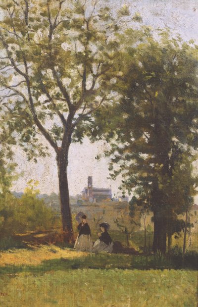 Mountains of the Cross by Silvestro Lega